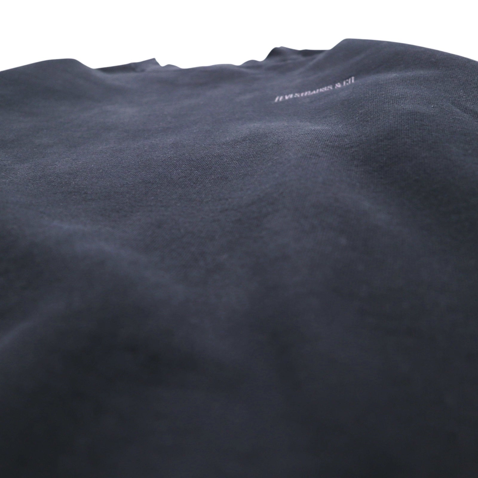 Levi's anni '90 USA felpa pesante M nera in cotone con logo ricamato