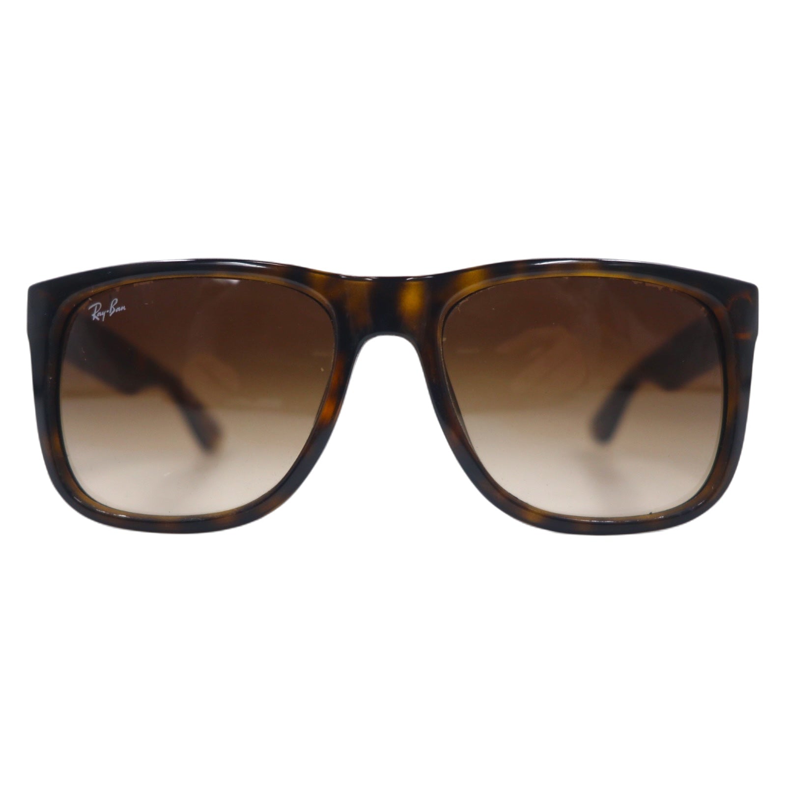 Occhiali da sole Ray-Ban Justin, modello Wellington, marrone tartarugato, JUSTIN RB4165F
