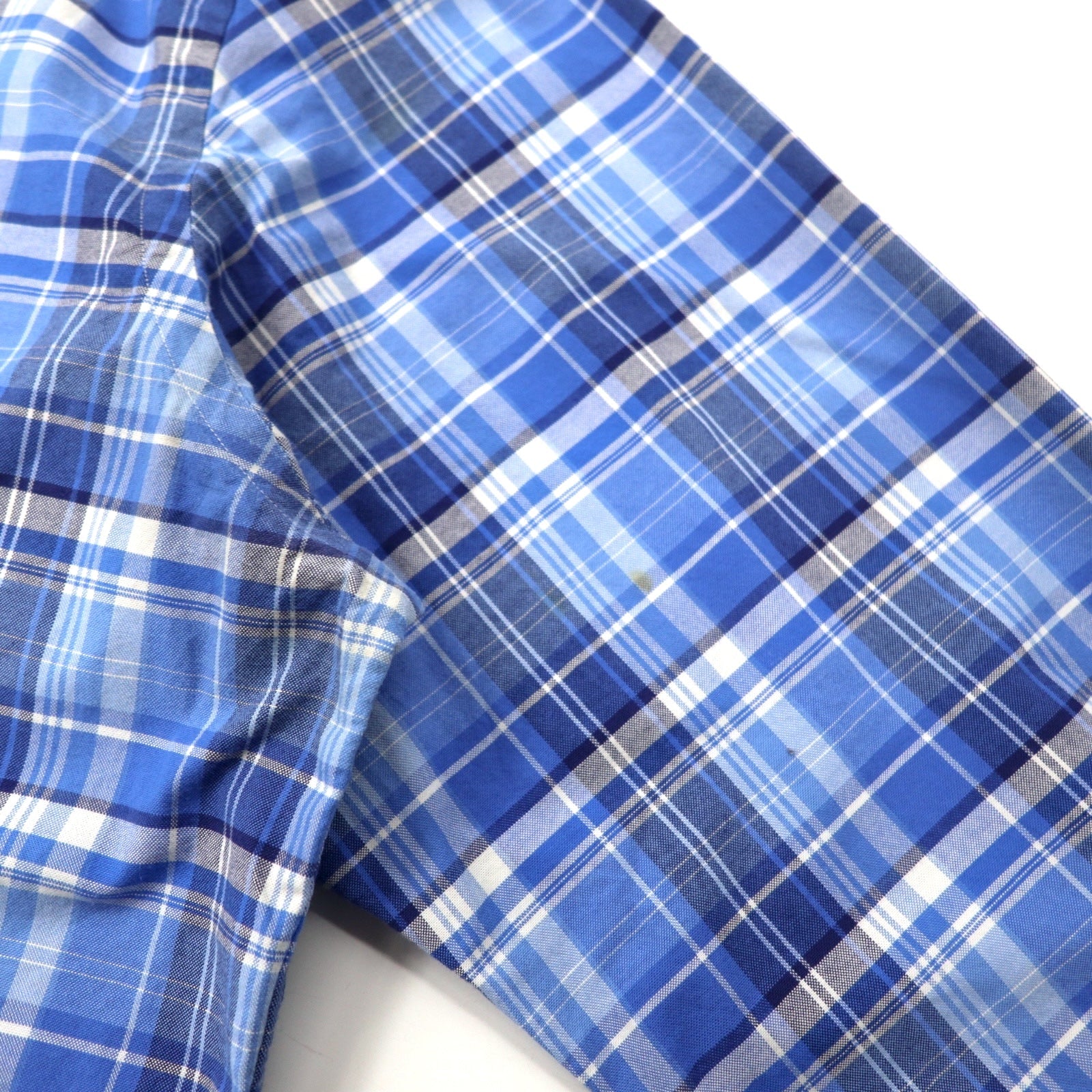 Camicia Button-down RALPH LAUREN XLT Blu a quadri Cotone CLASSIC FIT Ricamo piccolo pony Taglia grande