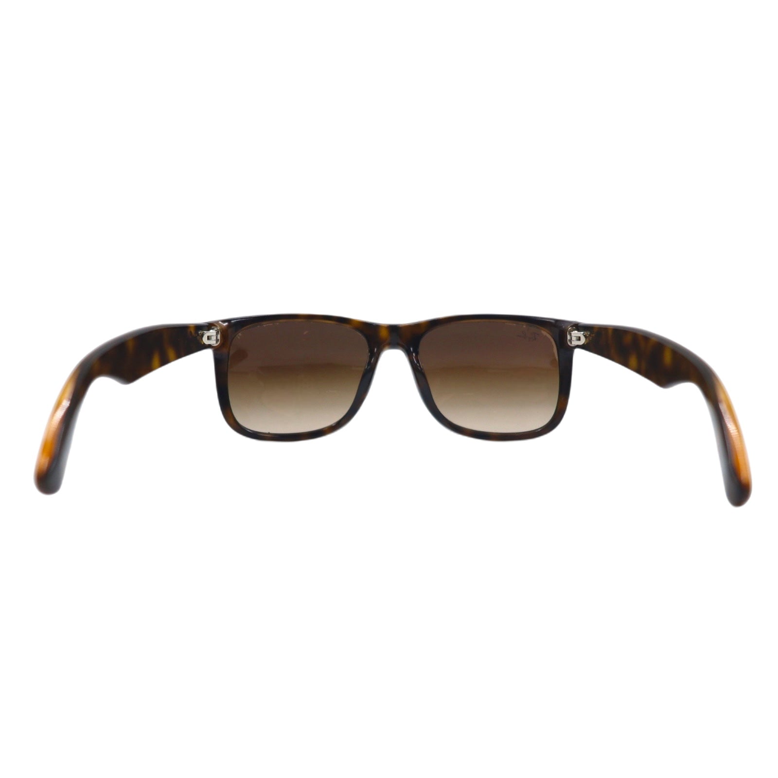 Occhiali da sole Ray-Ban Justin, modello Wellington, marrone tartarugato, JUSTIN RB4165F