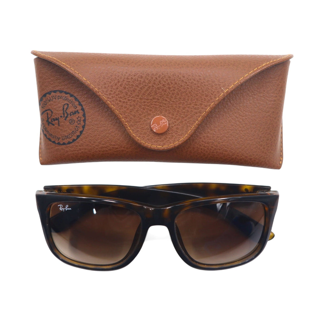 Ray-Ban ジャスティン サングラス ウェリントン ブラウン ベッコウ JUSTIN RB4165F