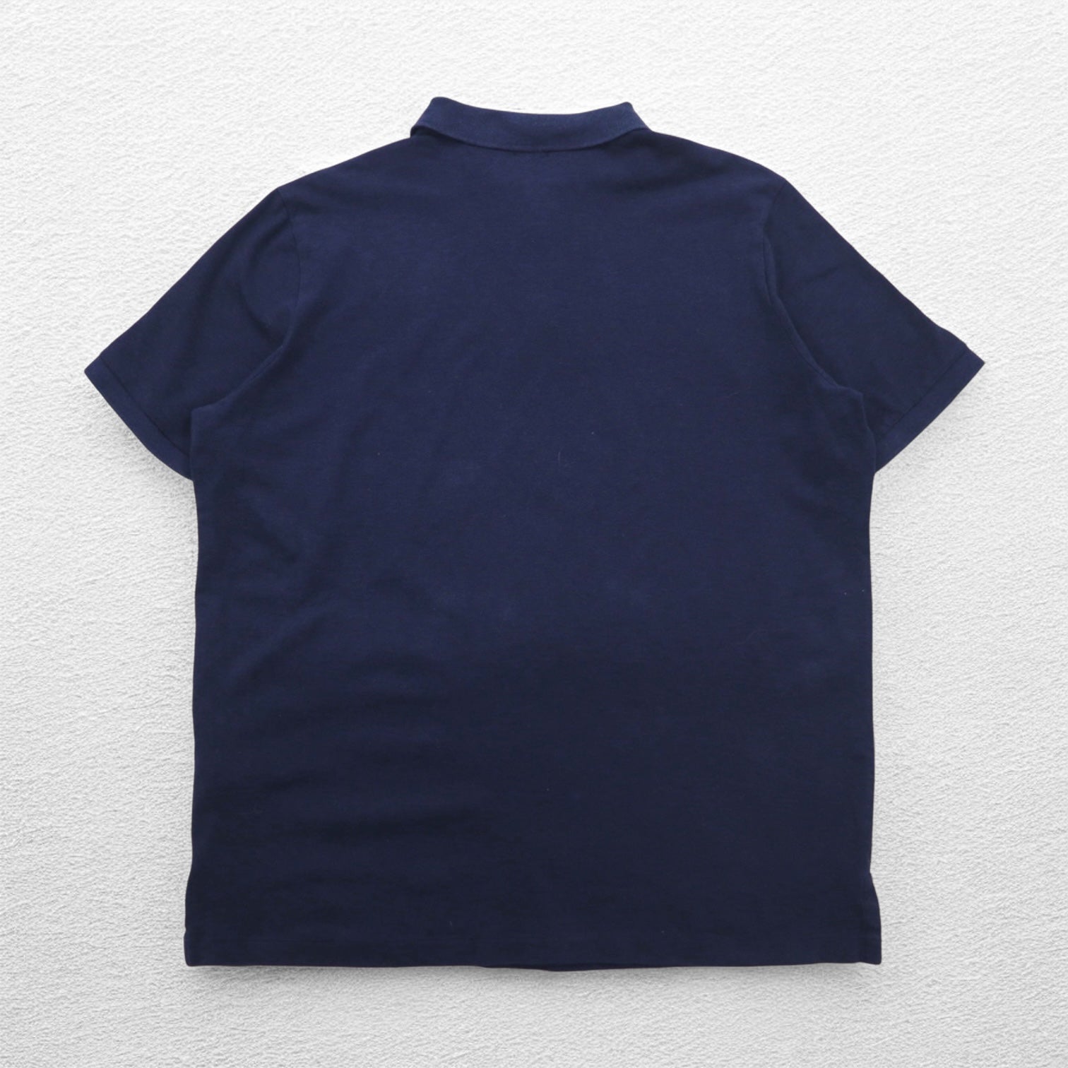 POLO RALPH LAUREN クラシックフィット ストレッチ メッシュ ハーフジップ ポロシャツ L ネイビー コットン スモールポニー刺繍