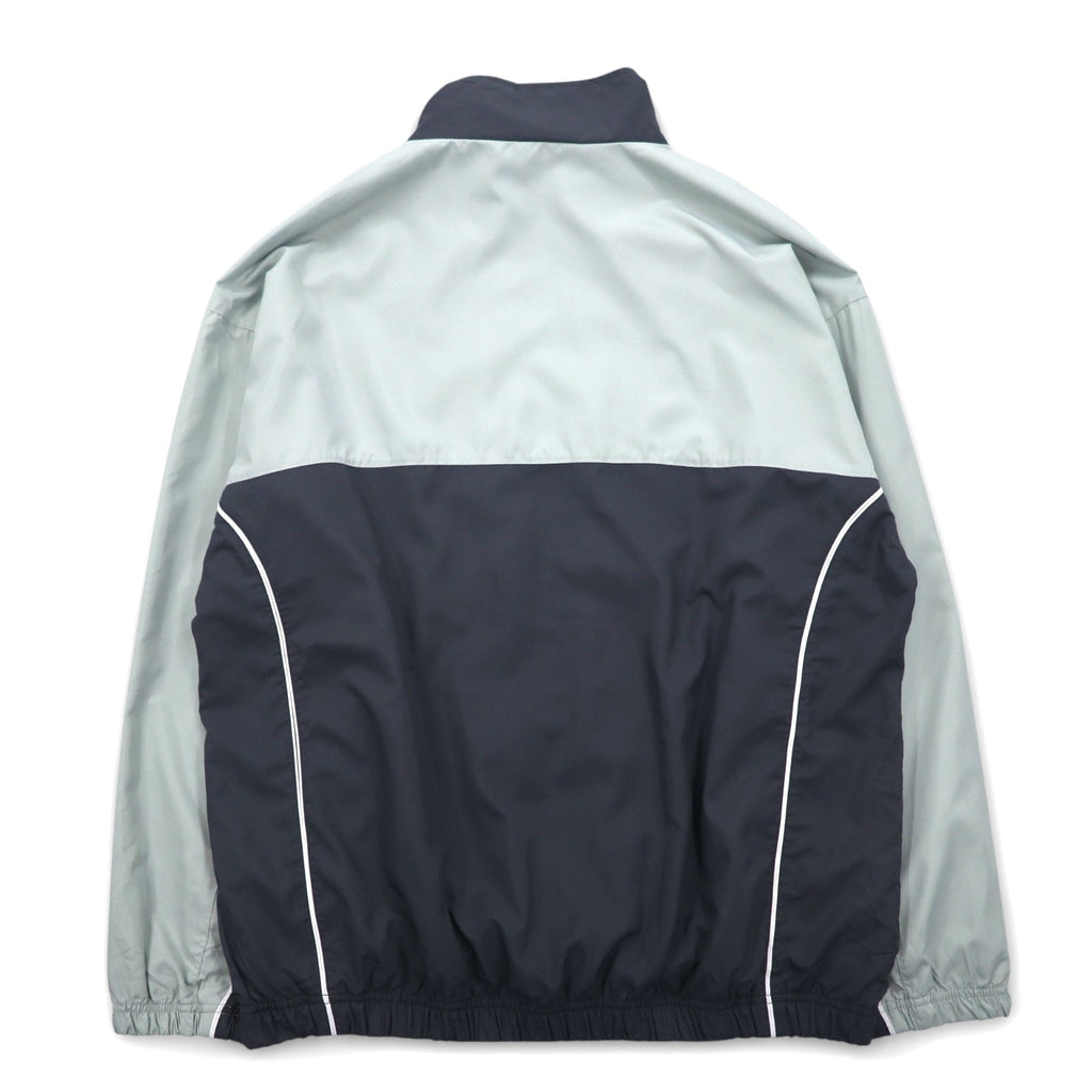 Reebok Tuta da ginnastica anni 2000, giacca sportiva XL grigio, fodera in mesh, logo piccolo