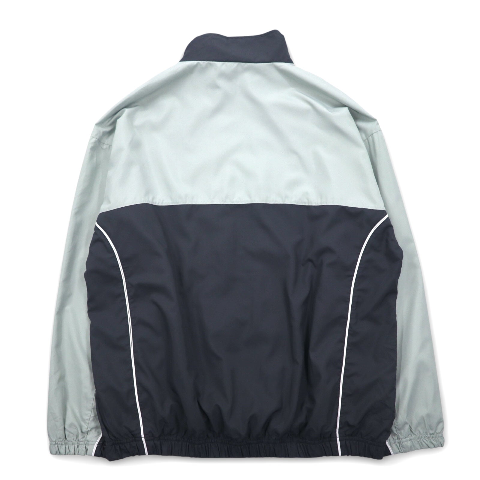 Reebok Tuta da ginnastica anni 2000, giacca sportiva XL grigio, fodera in mesh, logo piccolo