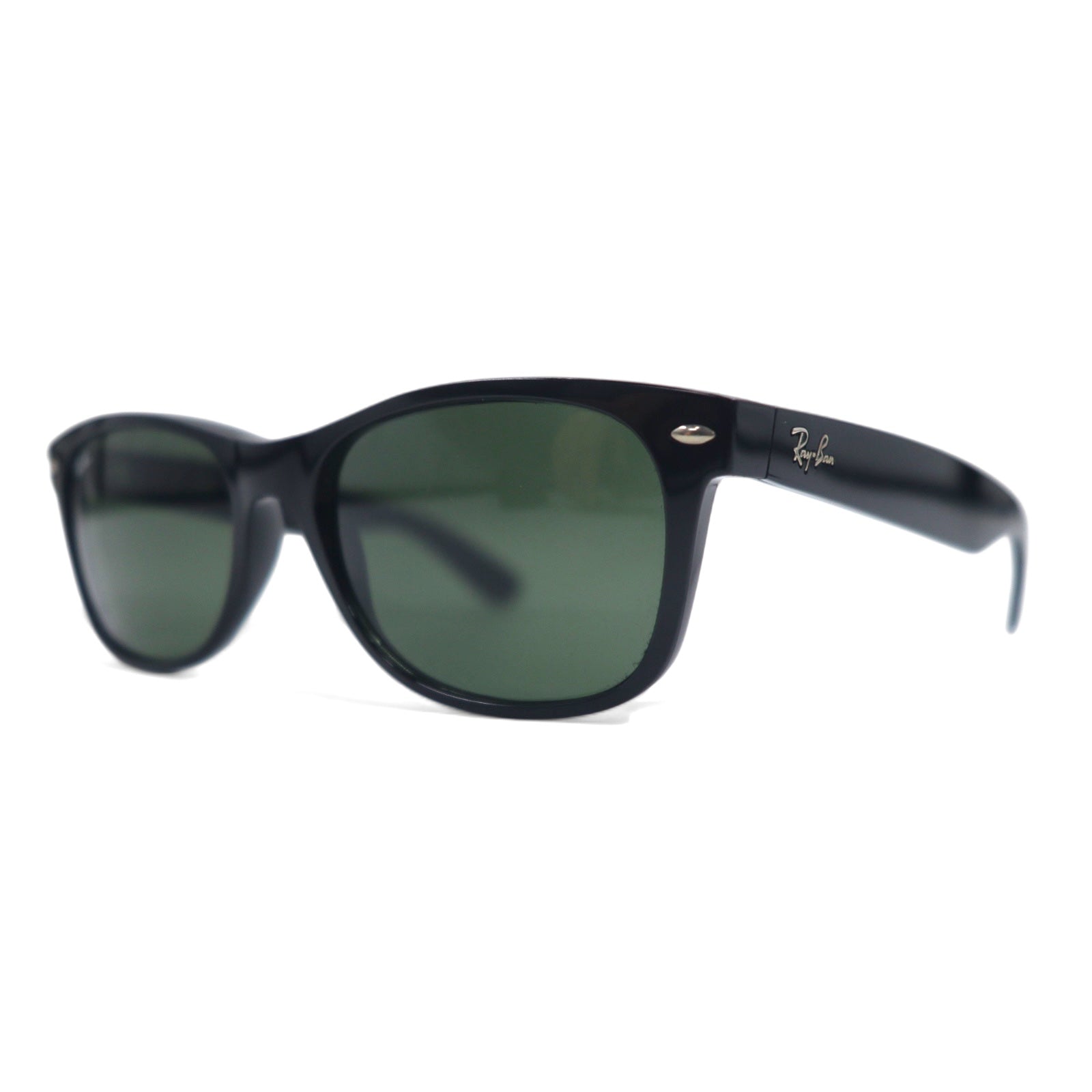 Ray-Ban New Wayfarer Occhiali da Sole, Made in Italy, Wellington, Nero 901L 55◻︎18 145 3N NEW WAYFARER RB2132