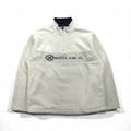 NAUTICA 90年代 ハーフジップ フリースジャケット M ホワイト Nautica Jeans Company