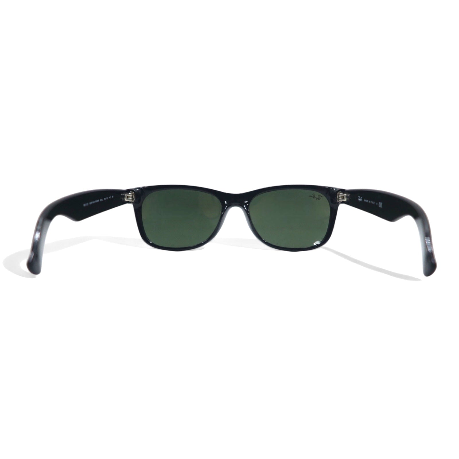 Ray-Ban New Wayfarer Occhiali da Sole, Made in Italy, Wellington, Nero 901L 55◻︎18 145 3N NEW WAYFARER RB2132