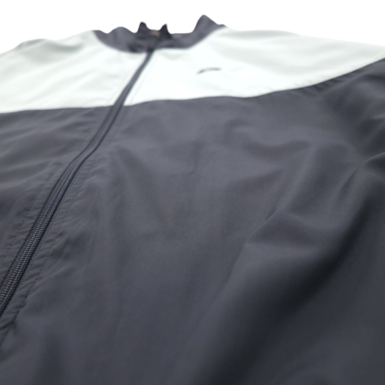 Reebok Tuta da ginnastica anni 2000, giacca sportiva XL grigio, fodera in mesh, logo piccolo