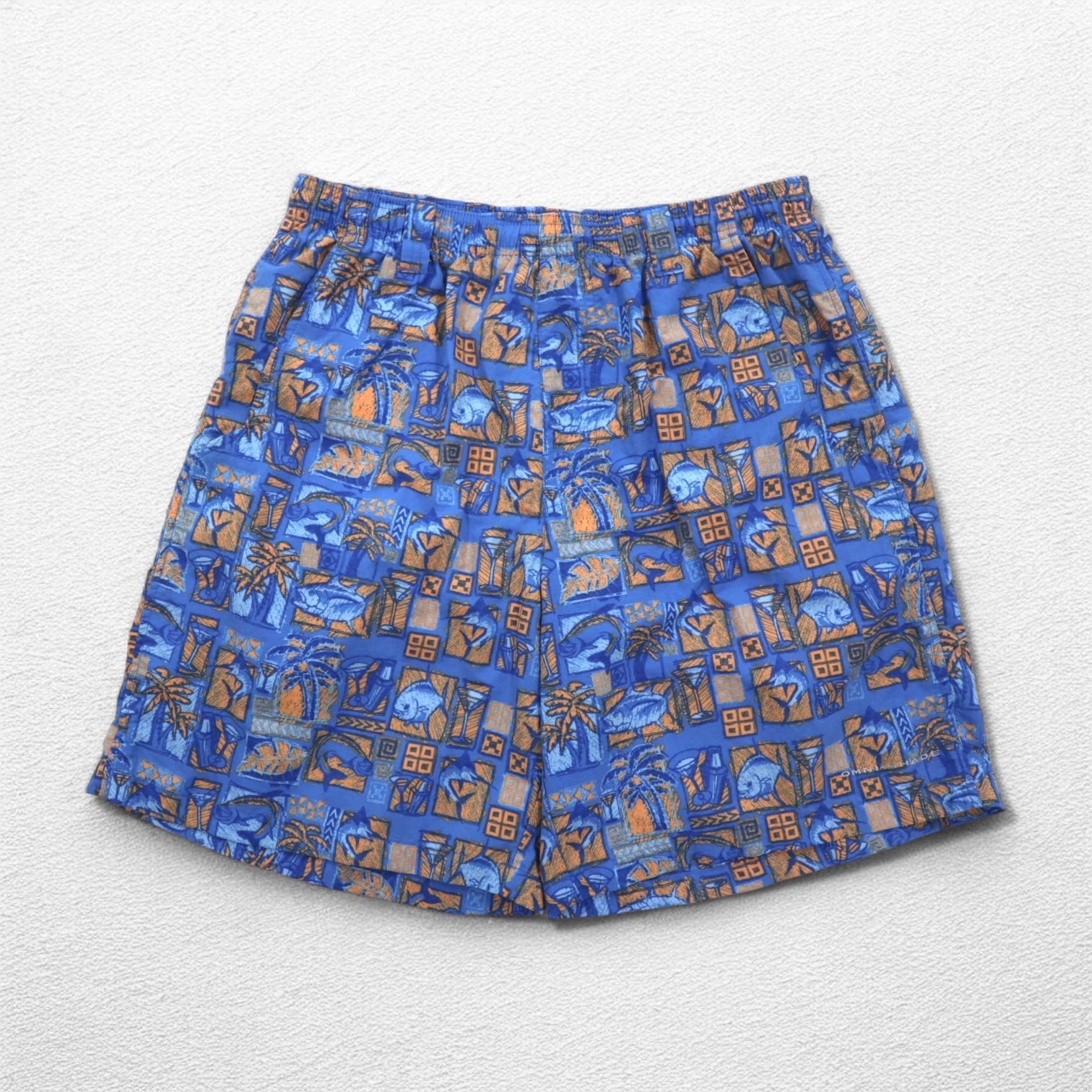 Columbia PFG Pantaloncini da bagno acquatici Super Backcast Short S Blu Fantasia Nylon FM1107
