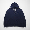 Polo Ralph Lauren リバースウィーブ ジップパーカー 2XL ネイビー スモールポニー刺繡 ビッグサイズ