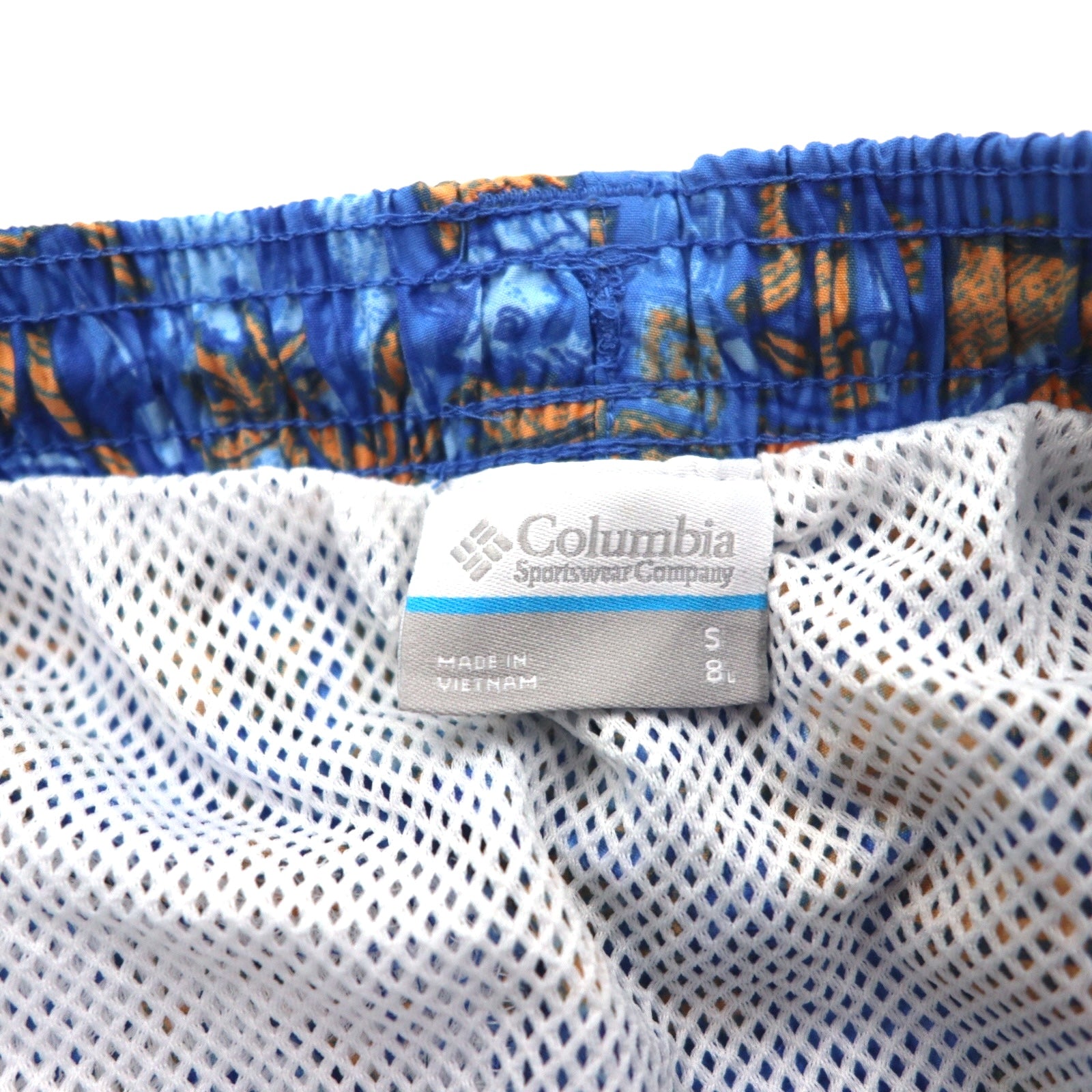Columbia PFG Pantaloncini da bagno acquatici Super Backcast Short S Blu Fantasia Nylon FM1107