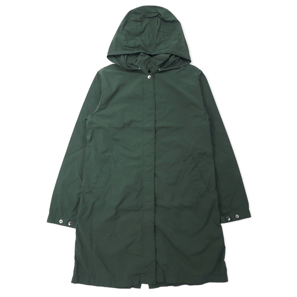 THE NORTH FACE Cappotto trench Journeys M kaki nylon bottoni a pressione cappuccio rimovibile JOURNEYS TECH COAT NPW21767