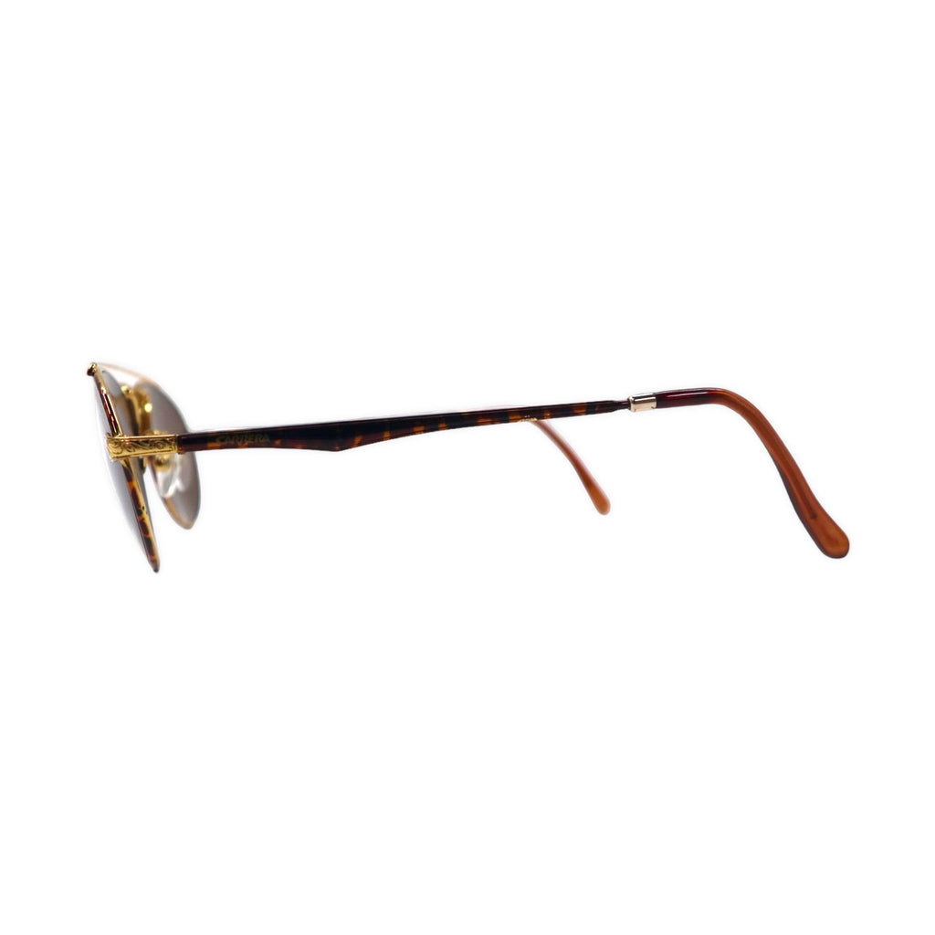 CARRERA Occhiali da sole a doppio ponte, a goccia, oro tartarugato, 5519 41 56-18 140, Made in Australia