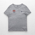 POLO RALPH LAUREN ロゴ刺繍Tシャツ M グレー コットン 星条旗 USA スモールポニー刺繍