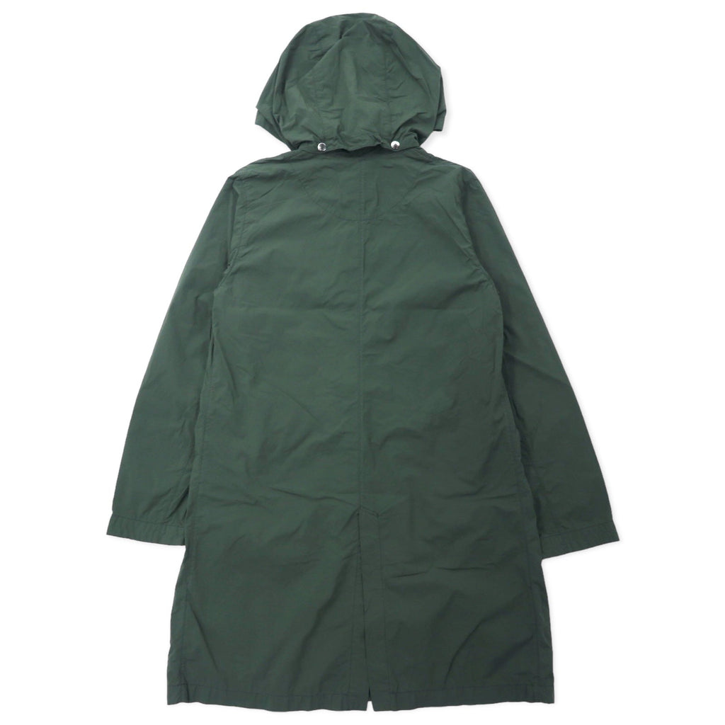 THE NORTH FACE Cappotto trench Journeys M kaki nylon bottoni a pressione cappuccio rimovibile JOURNEYS TECH COAT NPW21767