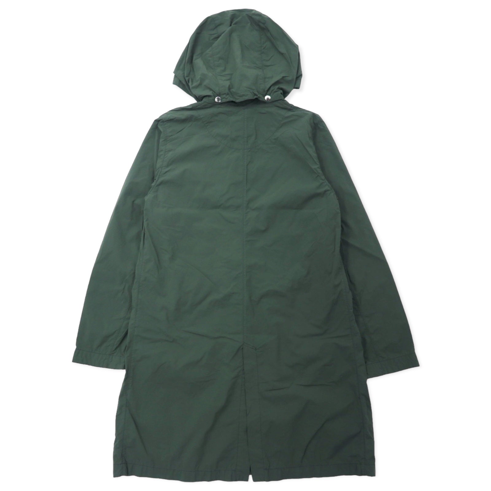 THE NORTH FACE Cappotto trench Journeys M kaki nylon bottoni a pressione cappuccio rimovibile JOURNEYS TECH COAT NPW21767