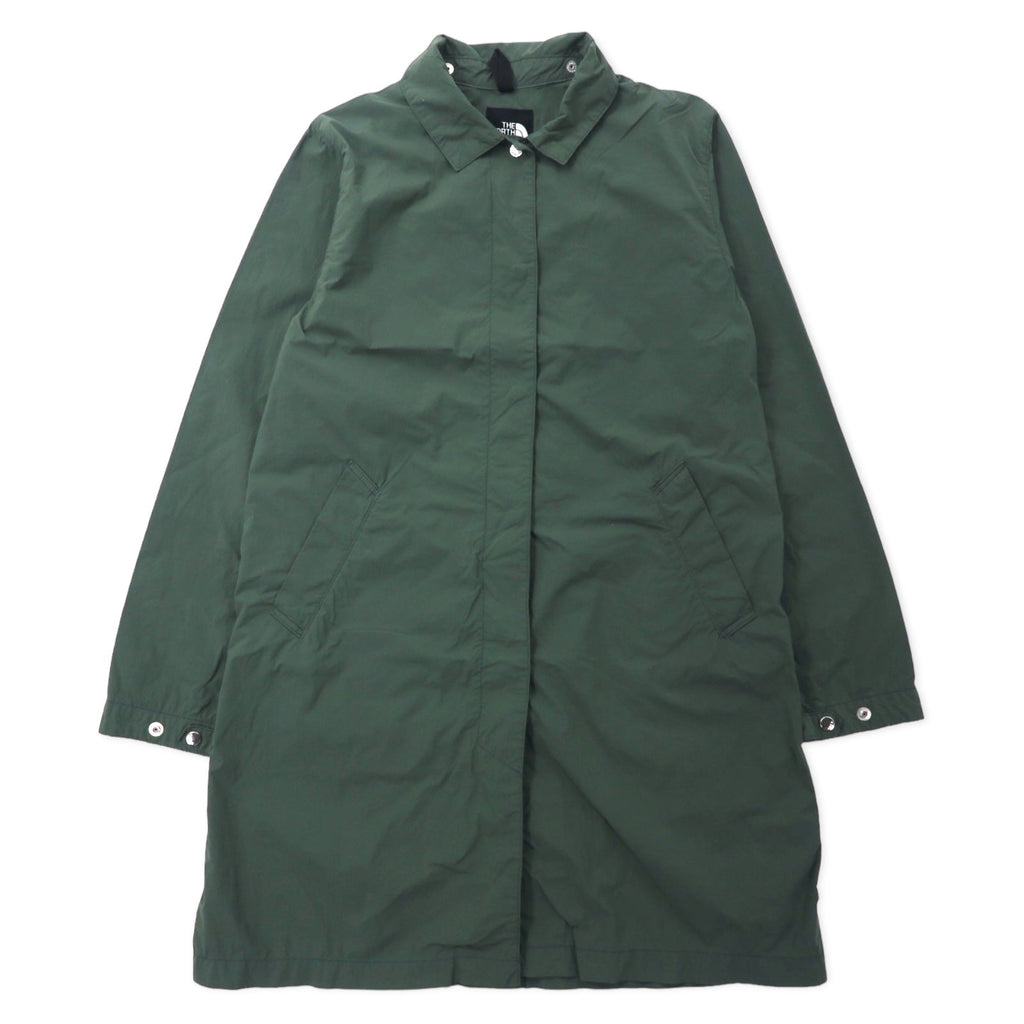 THE NORTH FACE Cappotto trench Journeys M kaki nylon bottoni a pressione cappuccio rimovibile JOURNEYS TECH COAT NPW21767