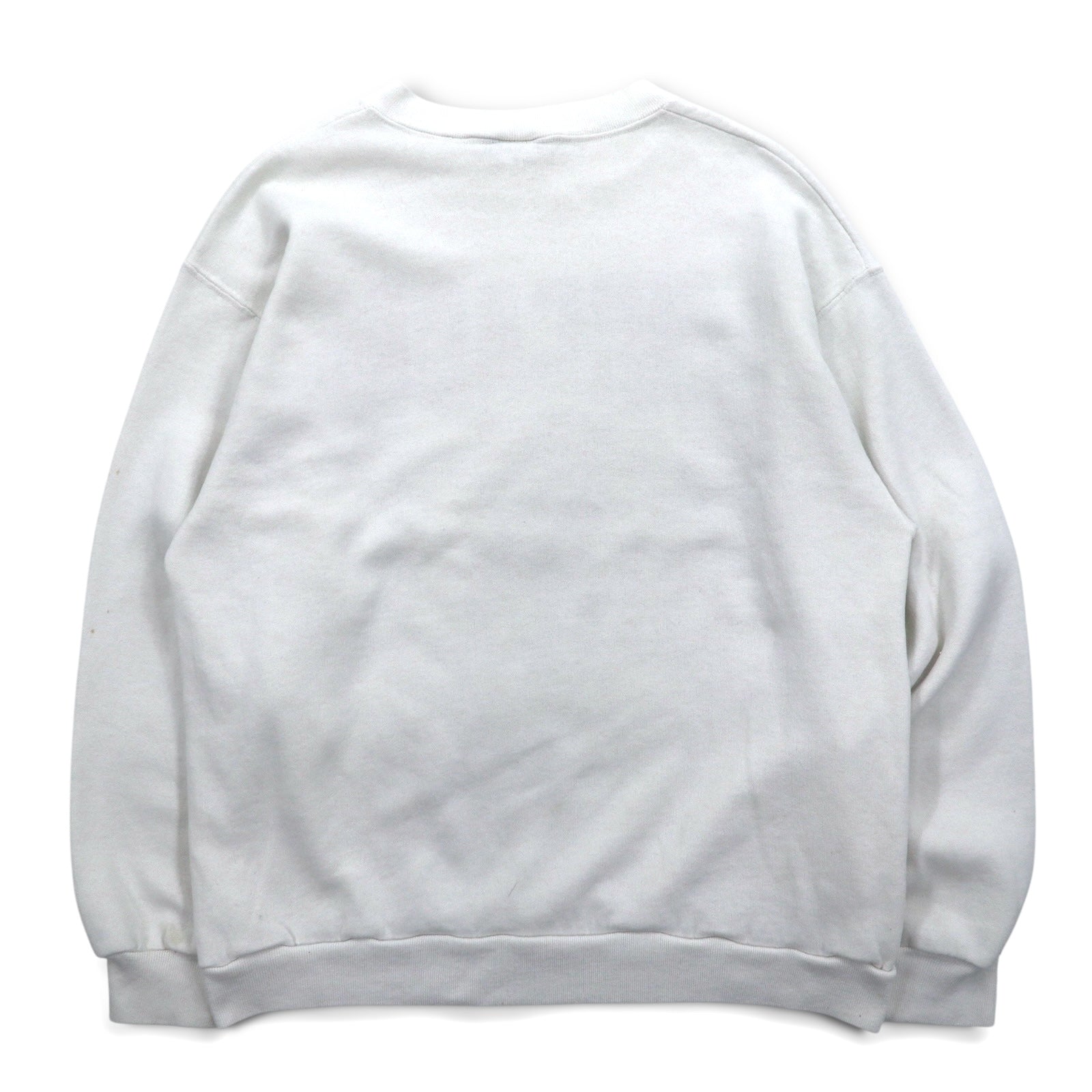 Vintage 90s USA Made Sweatshirt NBA CHICAGO BULLS 90年代 USA製 プリント スウェット L ホワイト シカゴブルズ