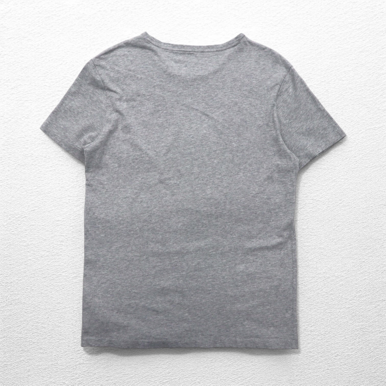 POLO RALPH LAUREN ロゴ刺繍Tシャツ M グレー コットン 星条旗 USA スモールポニー刺繍