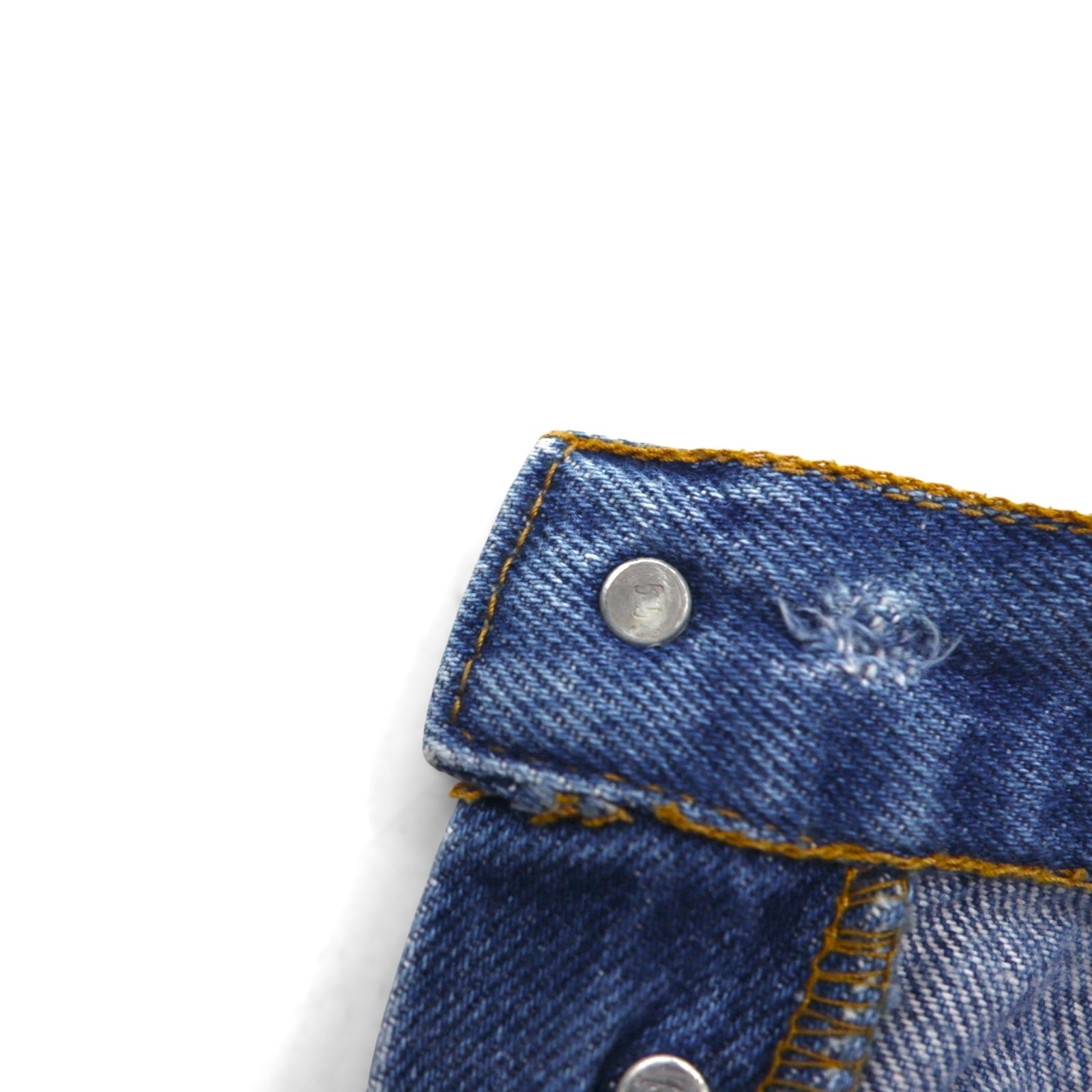 Levi's anni '90 USA 501 Pantaloni in denim Jeans L Indaco 501-0658 Chiusura a bottoni