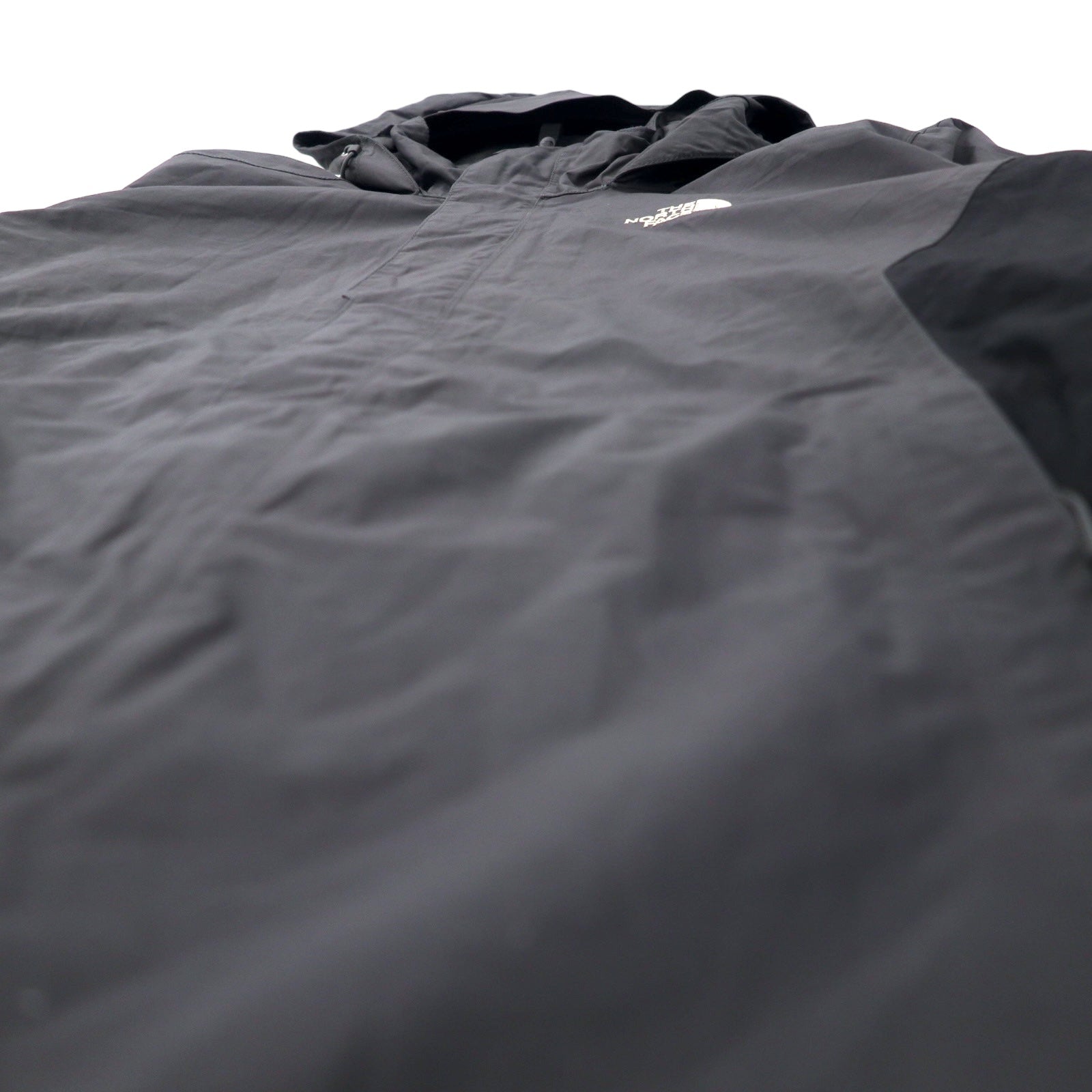 THE NORTH FACE Giacca a vento L Grigio Nylon HYVENT Impermeabile Traspirante Zip-in-zip Doppia cerniera Modello USA