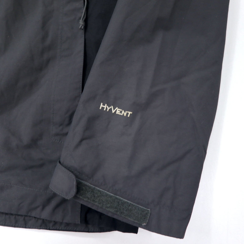 THE NORTH FACE Giacca a vento L Grigio Nylon HYVENT Impermeabile Traspirante Zip-in-zip Doppia cerniera Modello USA