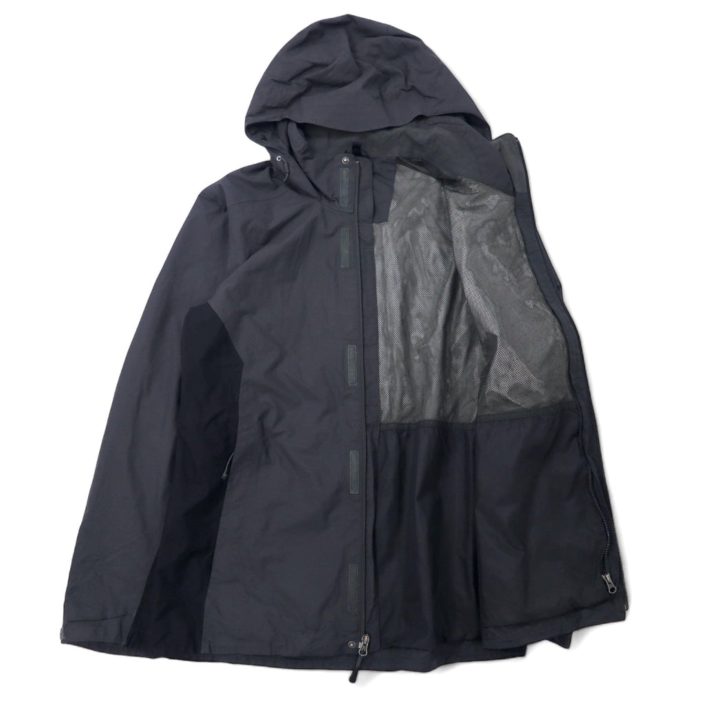 THE NORTH FACE Giacca a vento L Grigio Nylon HYVENT Impermeabile Traspirante Zip-in-zip Doppia cerniera Modello USA