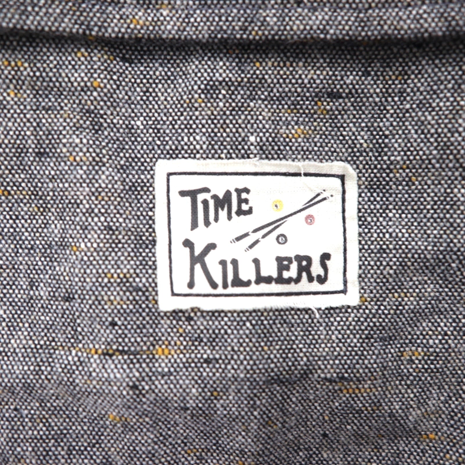 GANGSTERVILLE 日本製 ネップジャケット ジップアップ ハリントンジャケット S TIME KILLERS 刺繍 GSV-19-AW-16