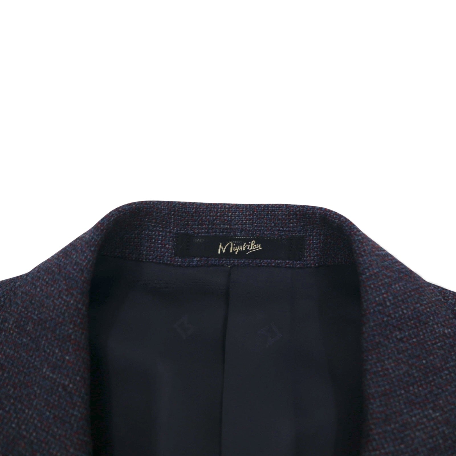Abito completo vintage giapponese anni '80 Miyukilan in lana blu navy taglia M