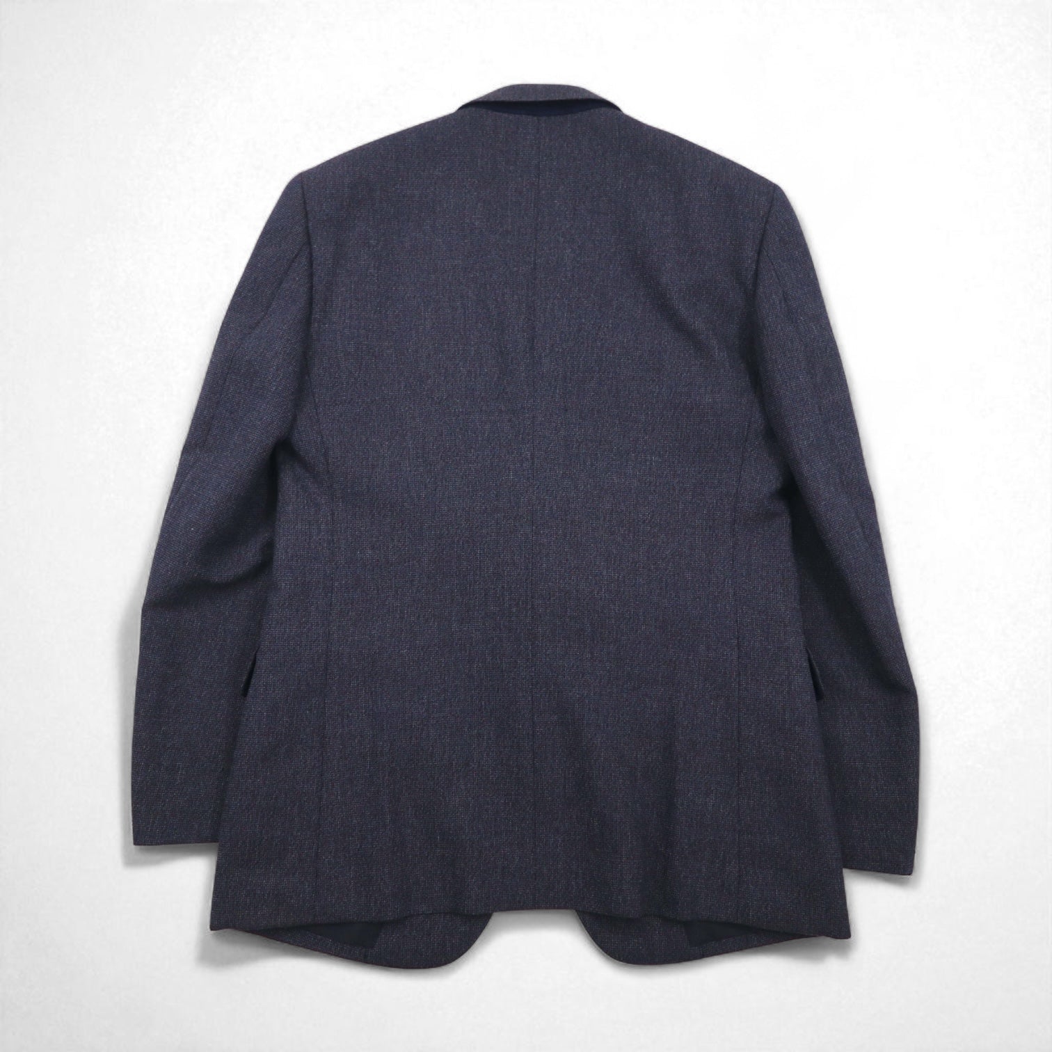 Abito completo vintage giapponese anni '80 Miyukilan in lana blu navy taglia M