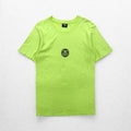 stussy シャネルロゴ プリント Tシャツ S グリーン コットン