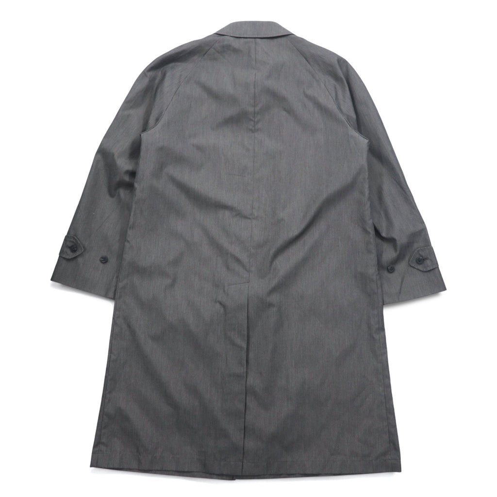 Vintage 90s Japan Made SANYO Classic Trench Coat SANYO ステンカラーコート S グレー 日本製