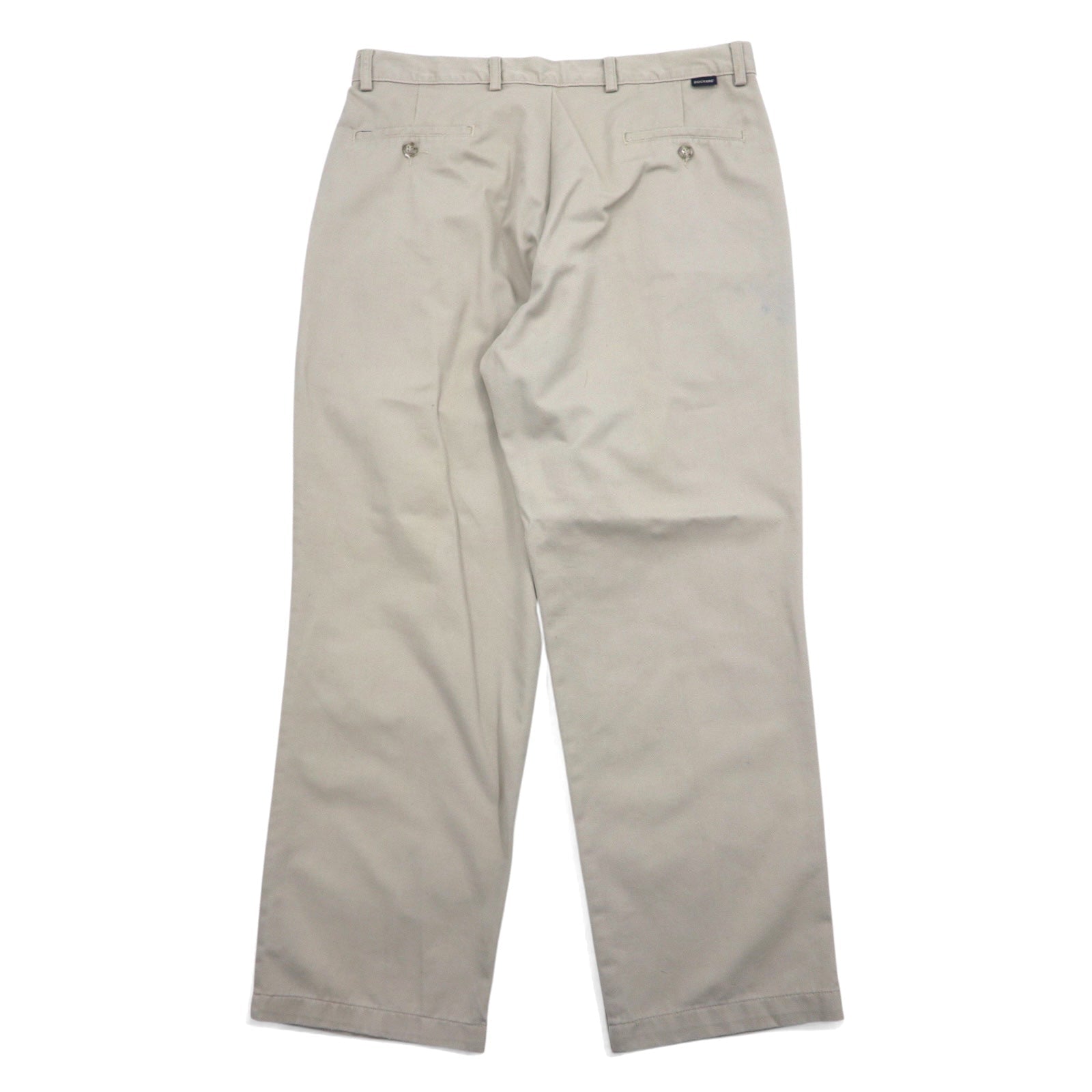 DOCKERS (Levi's) pantaloni chino a pieghe larghi anni 2000 taglia L beige cotone
