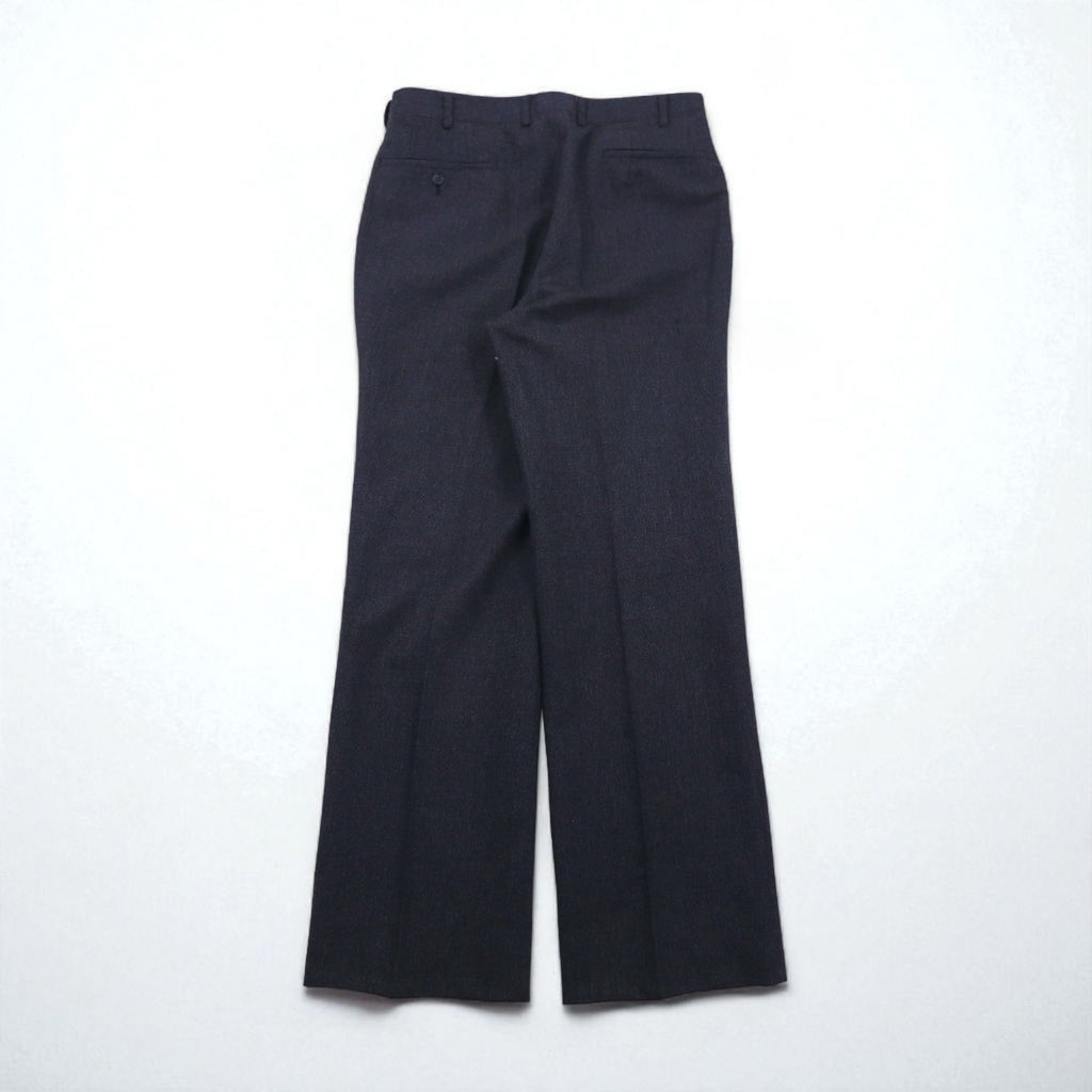 Abito completo vintage giapponese anni '80 Miyukilan in lana blu navy taglia M