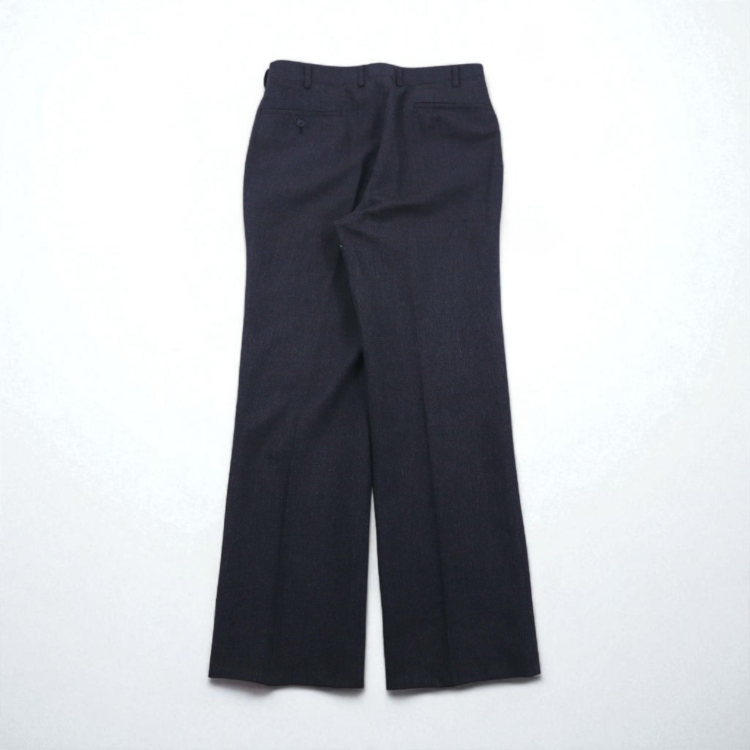 Abito completo vintage giapponese anni '80 Miyukilan in lana blu navy taglia M
