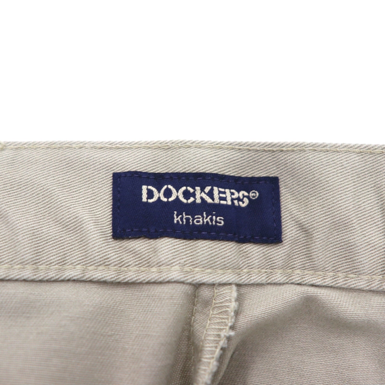 DOCKERS (Levi's) pantaloni chino a pieghe larghi anni 2000 taglia L beige cotone