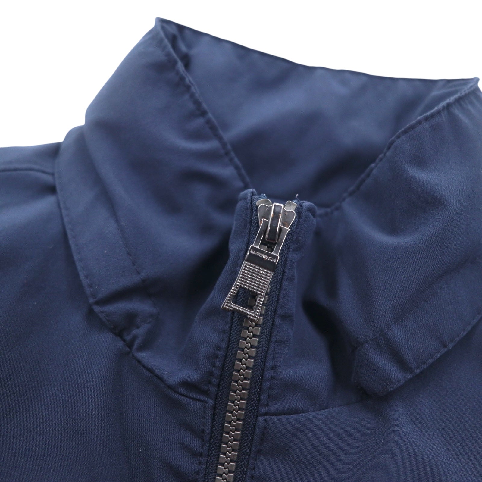 Giacca a vela NAUTICA Giacca a vento in nylon M Colori tricolore Blu navy Logo sulla manica Cappuccio ripiegabile
