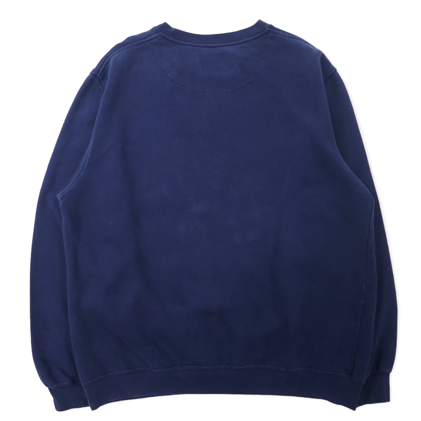 CLASSIC SOFFE Stampa Universitaria Felpa L Blu Navy Cotone Tessuto Pakistano NOTRE DAME