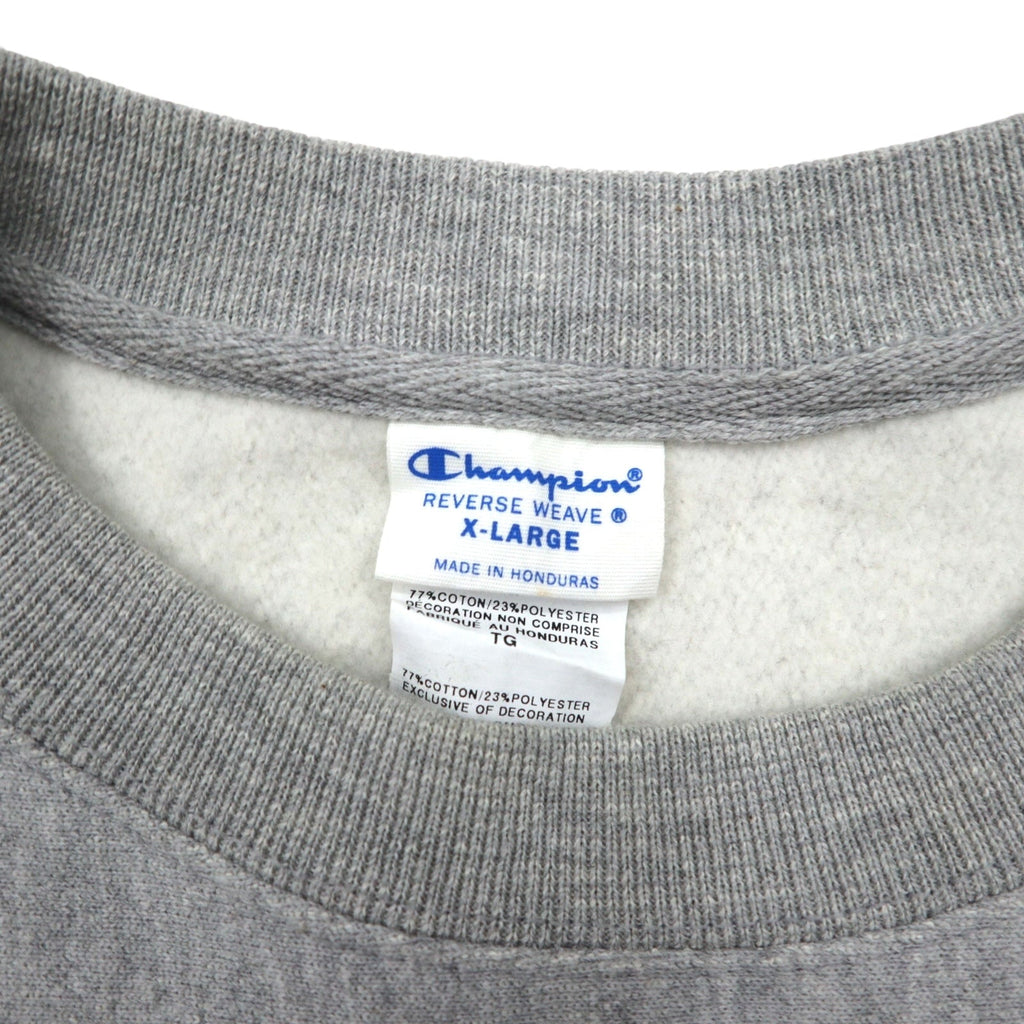 Champion リバースウィーブ REVERSE WEAVE スウェット XL プリント 青単タグ 復刻 THOMAS DANCE STUDIO