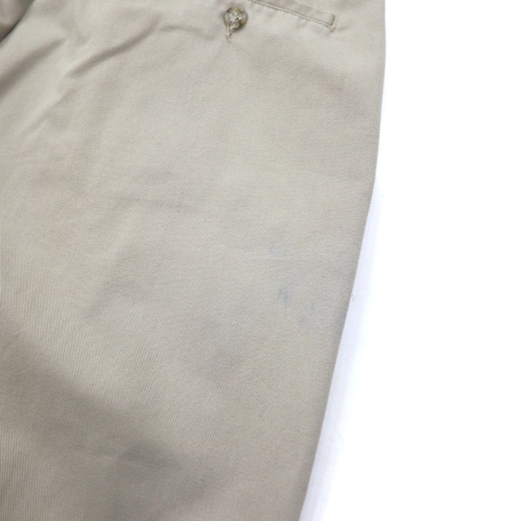 DOCKERS (Levi's) pantaloni chino a pieghe larghi anni 2000 taglia L beige cotone