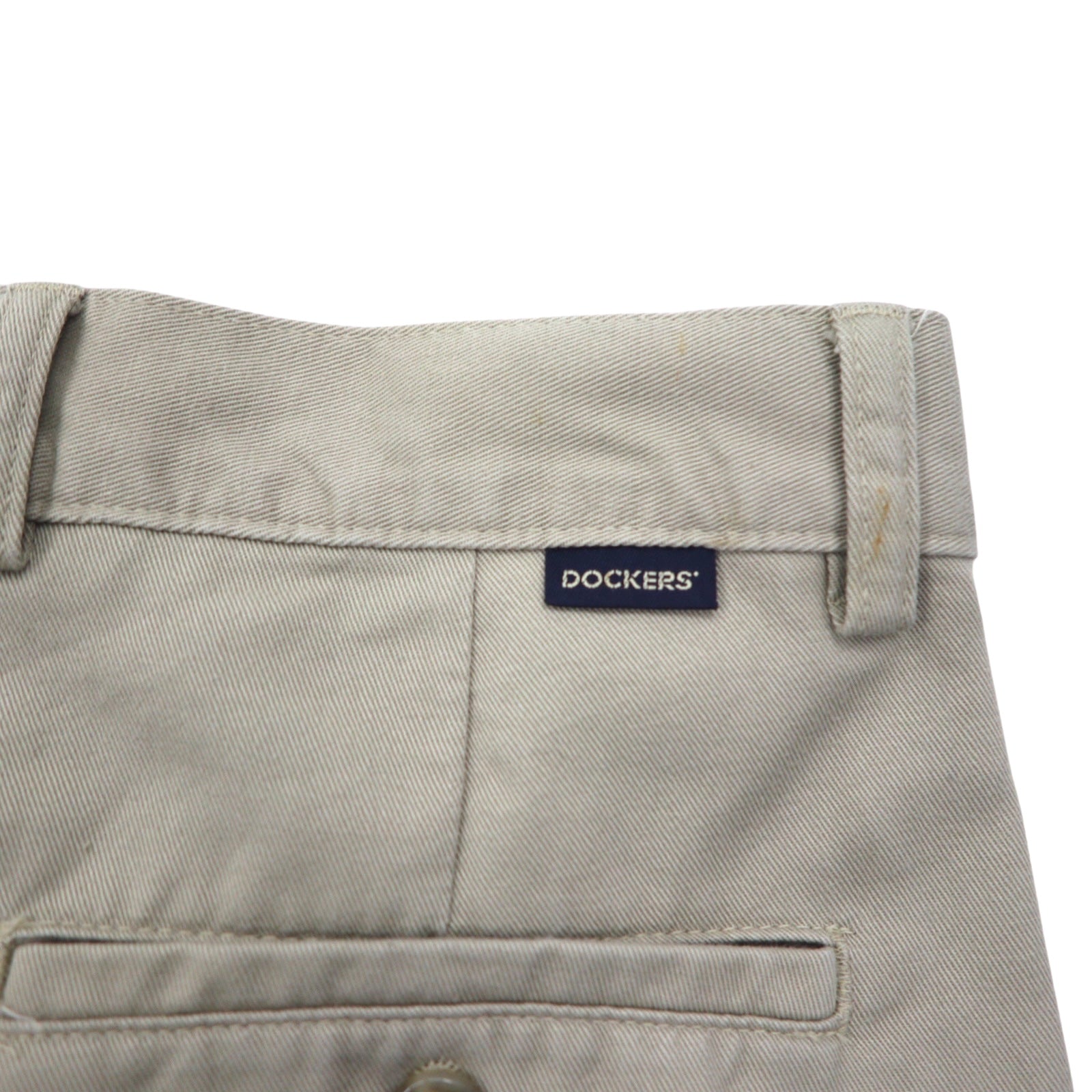 DOCKERS (Levi's) pantaloni chino a pieghe larghi anni 2000 taglia L beige cotone