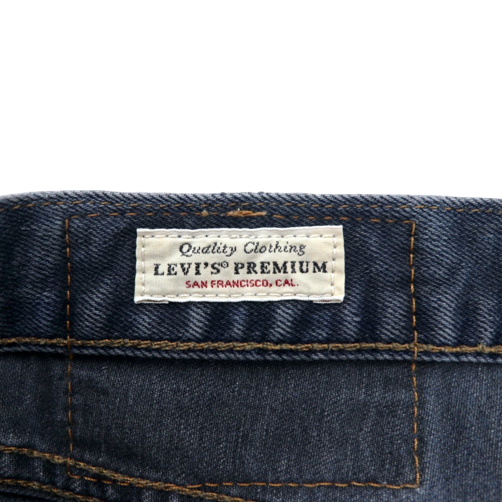 Levi's Premium Big E 501 jeans, taglia 36, grigio, cotone, chiusura a bottoni, etichetta in pelle, 501-3140, Made in Poland