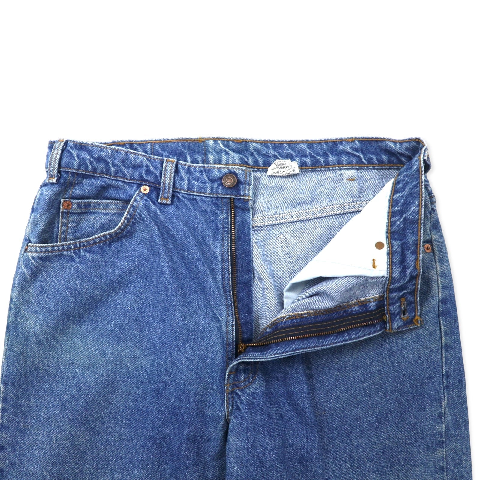 Levi's Made in Canada Euro Levis 619 Orange Tab Jeans 36 Blue Cotton 50619-0212