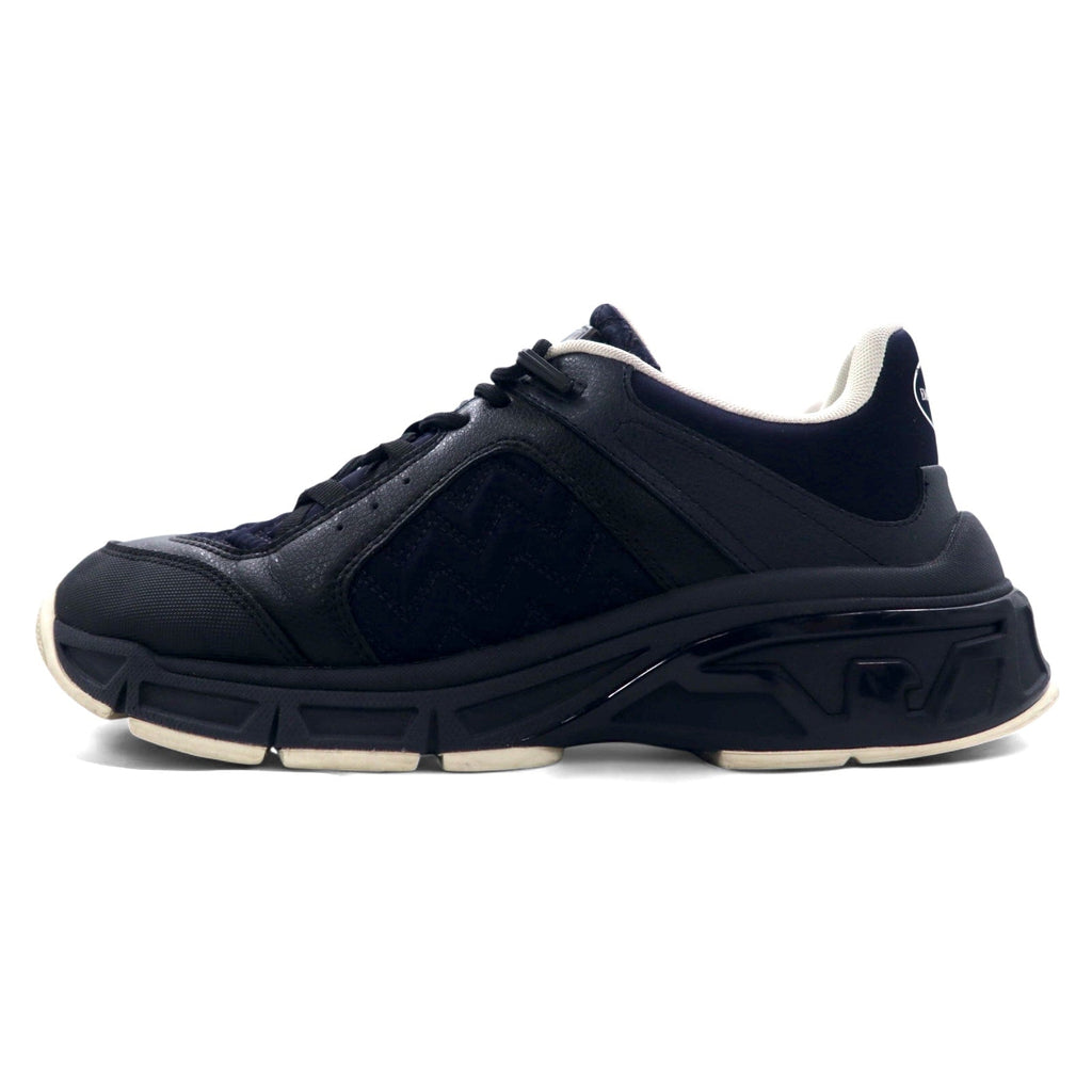 EMPORIO ARMANI Sneakers 26cm Nero Nylon Pelle X4X647 XN945