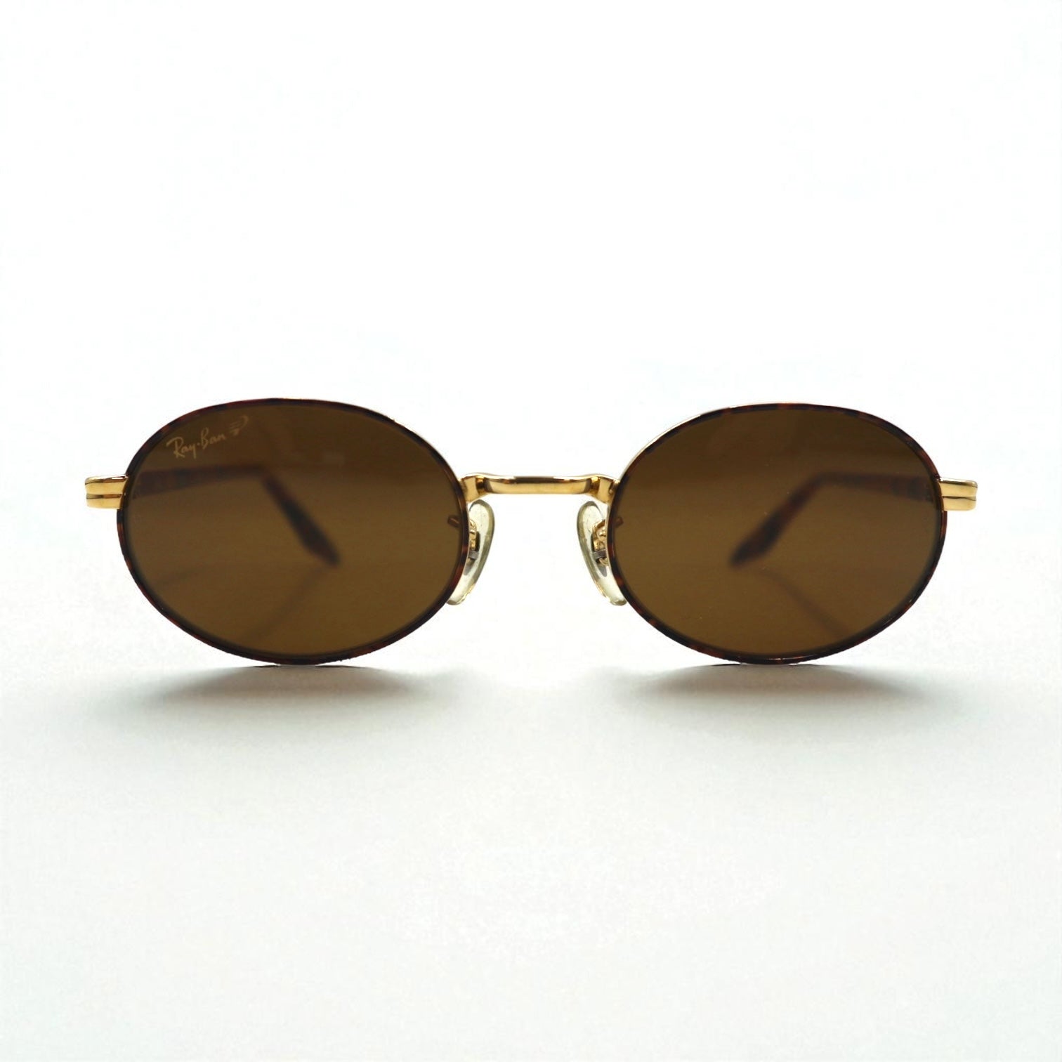 Ray-Ban Bausch & Lomb Occhiali da sole ovali tartarugati marroni W2895 B&L Vintage