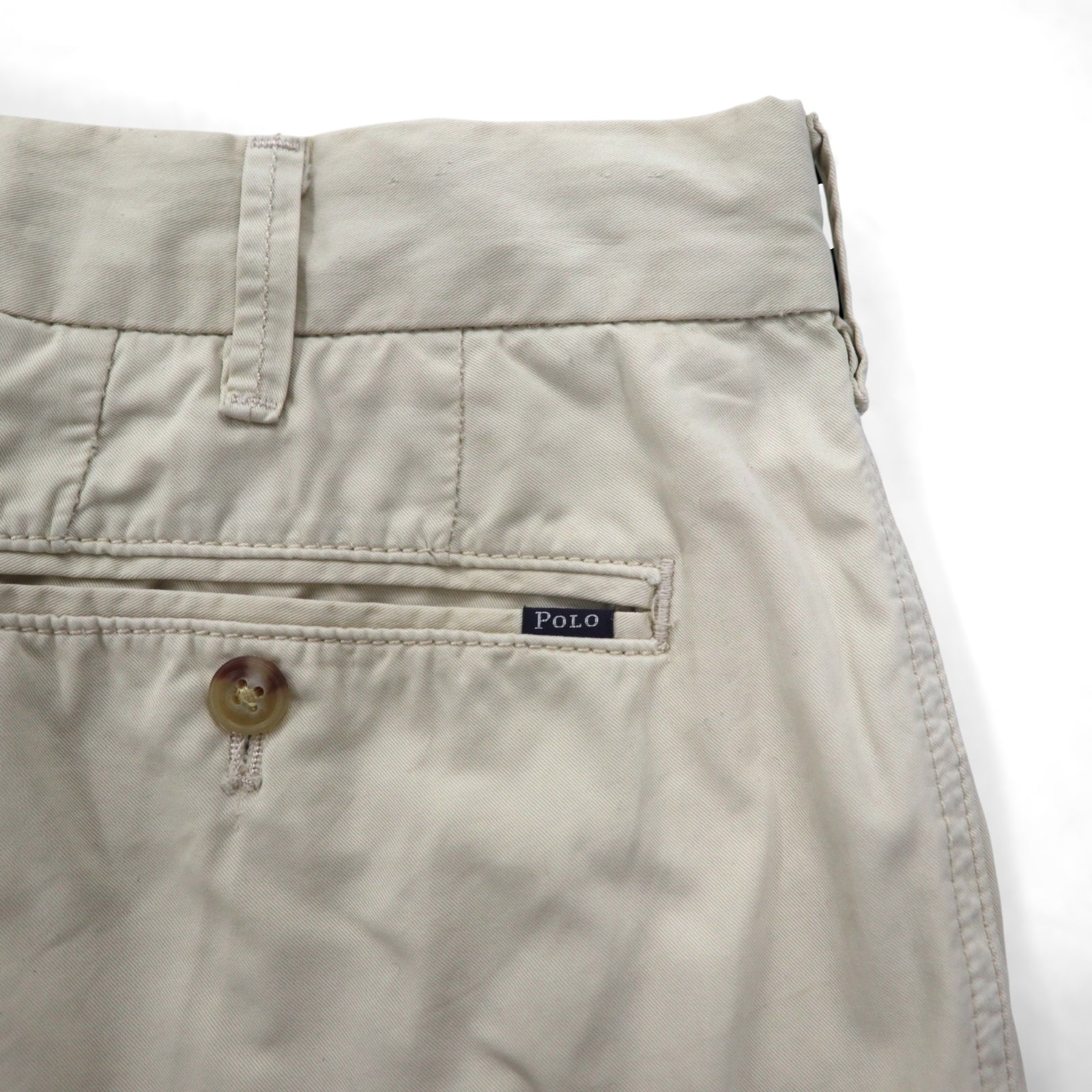 POLO RALPH LAUREN ポロチノ ショートパンツ ハーフパンツ M ベージュ コットン