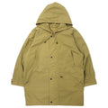 Burberrys cappotto con cappuccio, Made in England, vintage, taglia L, beige, in cotone e poliestere, con logo ricamato, fodera Nova Check