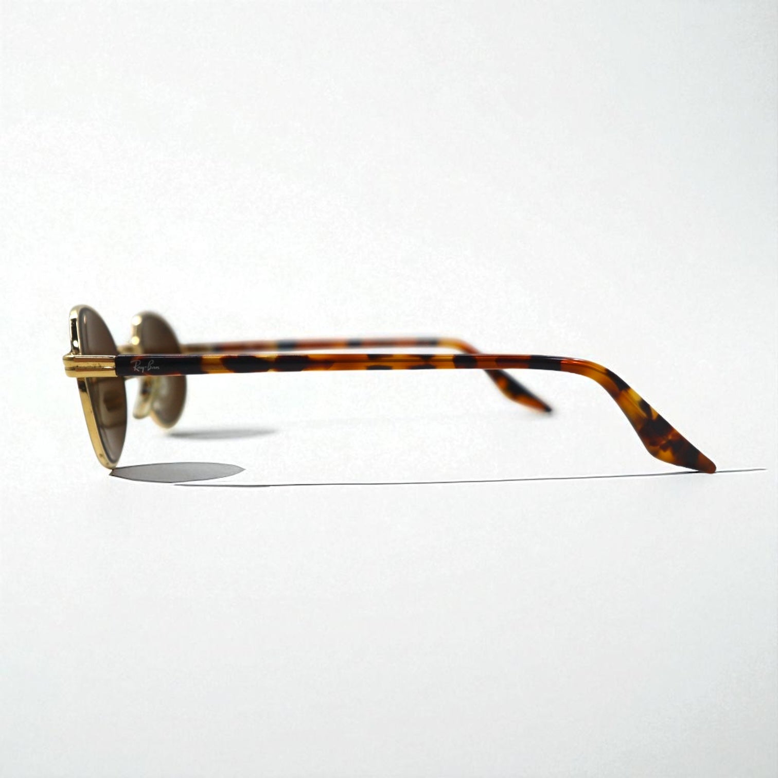 Ray-Ban Bausch & Lomb Occhiali da sole ovali tartarugati marroni W2895 B&L Vintage