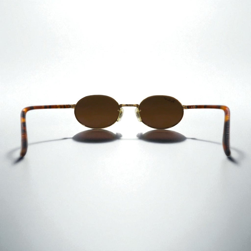 Ray-Ban Bausch & Lomb Occhiali da sole ovali tartarugati marroni W2895 B&L Vintage