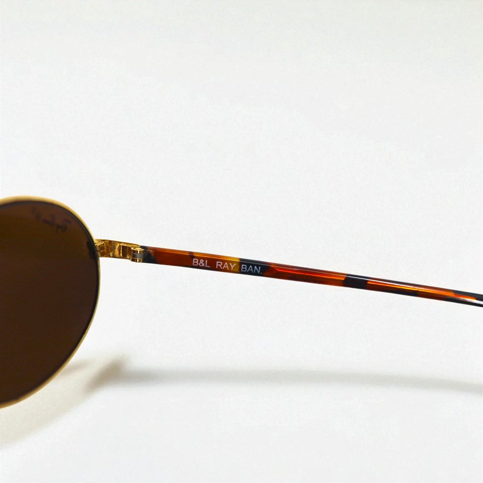 Ray-Ban Bausch & Lomb Occhiali da sole ovali tartarugati marroni W2895 B&L Vintage
